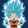 Son Goku Super Saiyan Blue By Migne Huynh Origamigne