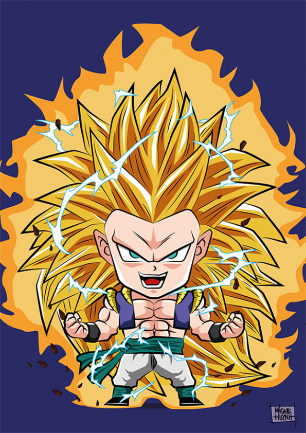 Gotenks Super Saiyan 3 Chibi